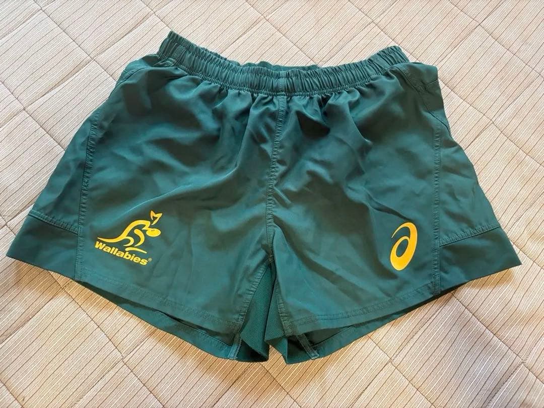 Wallabies オーストラリア代表Asics ラガーパンツ 緑