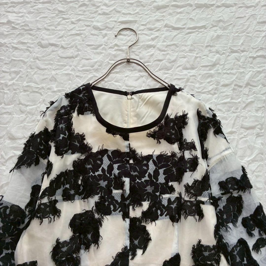 クラネ FLOW FLOWER JACQUARD ONE PIECE ドレス