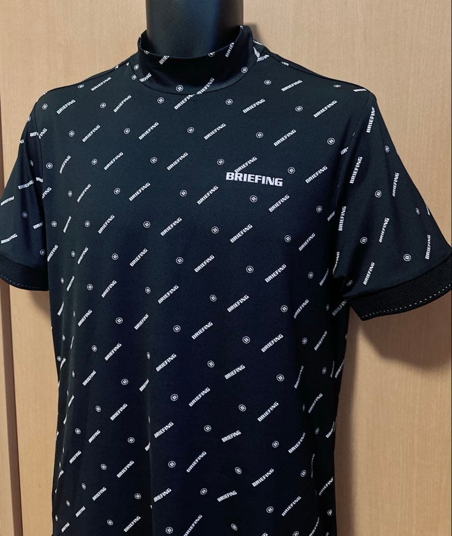 【美品】ブリーフィング　モックネックシャツ　Mサイズ