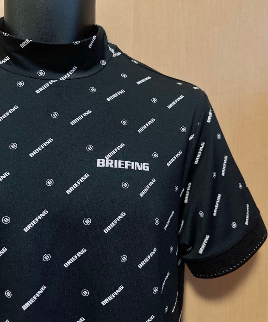 【美品】ブリーフィング　モックネックシャツ　Mサイズ