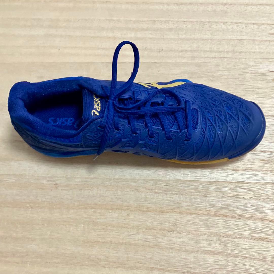 美品 asics COURT CONTROL FF ネイビー 27.5cm