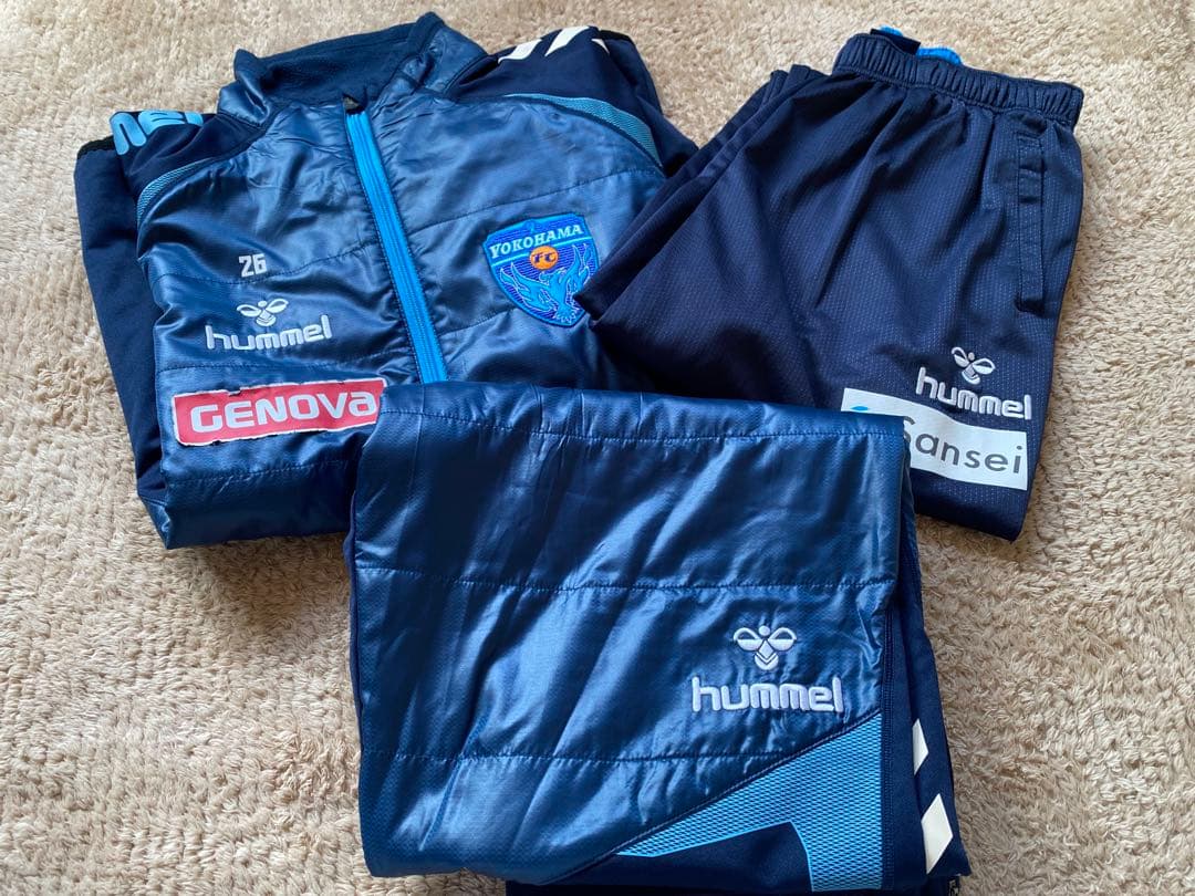★最終セール★【超レア＆美品】横浜FC ナイロン ジャージ 【上下セット】