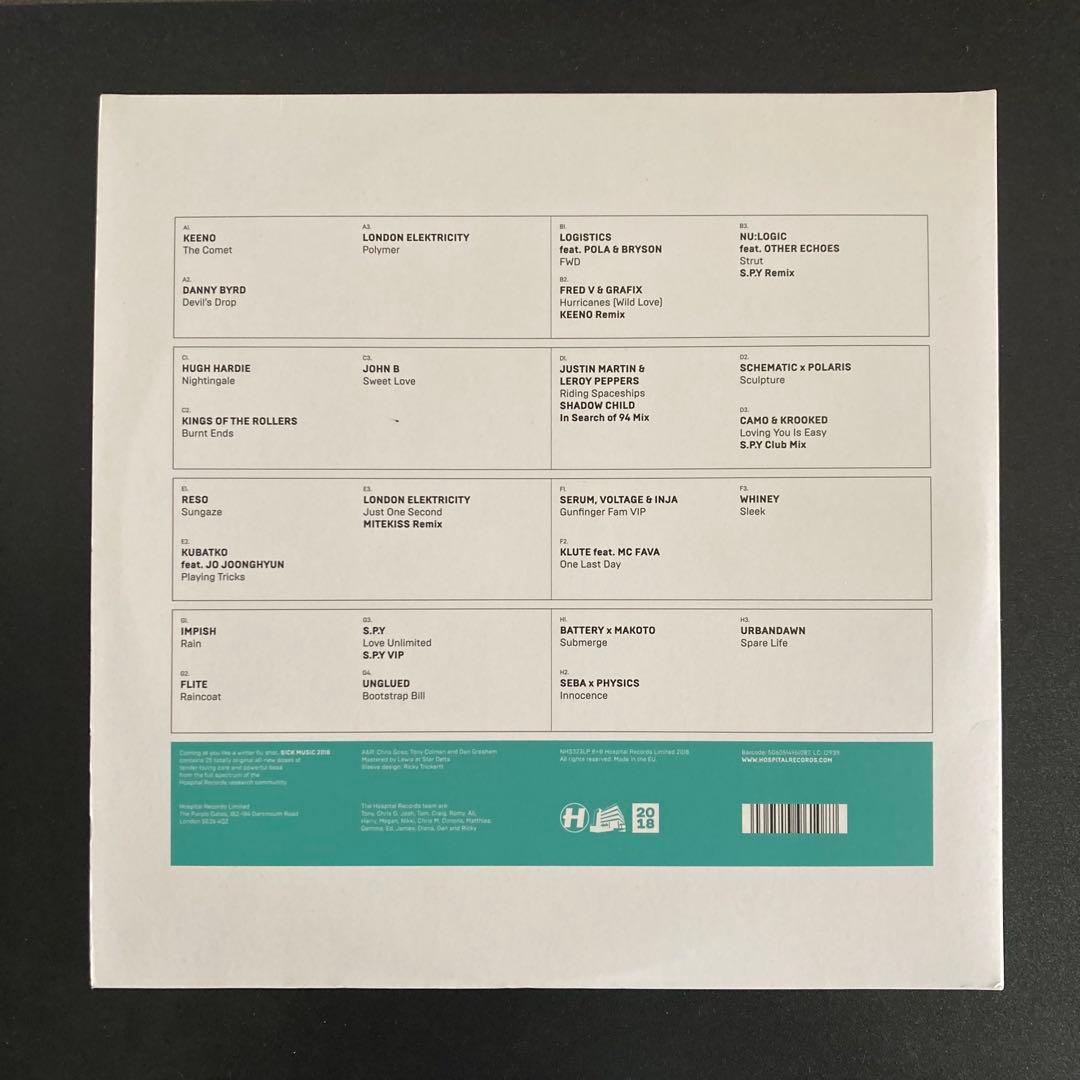 ドラムンベース Sick Music 2018 4LP