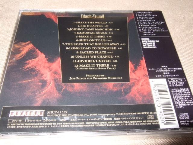 BLACK SWAN,新品未開封,DOKKEN,MSG,WHITESNAKE