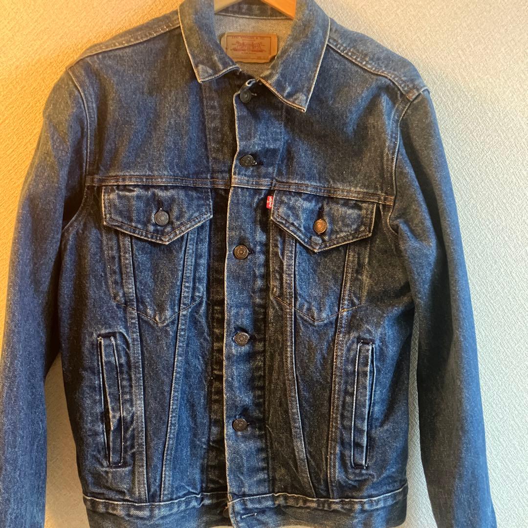 【美品】濃紺！貴重 Levi's Gジャン 70506-0216 USA