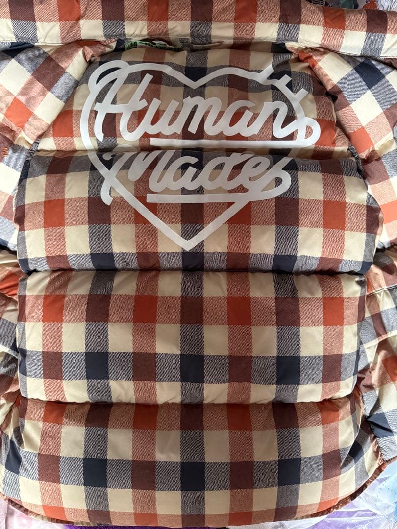 HUMAN MADE⭐︎REVERSIBLE DOWN VEST-ORANGE/L