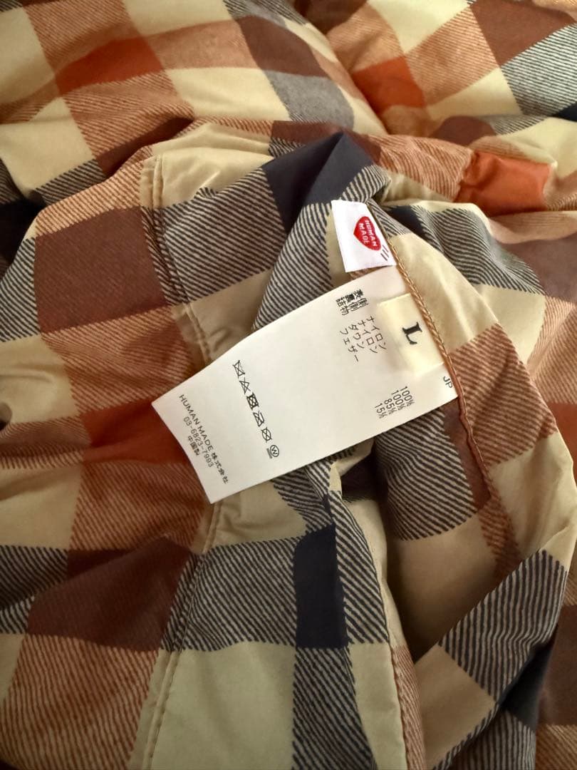 HUMAN MADE⭐︎REVERSIBLE DOWN VEST-ORANGE/L