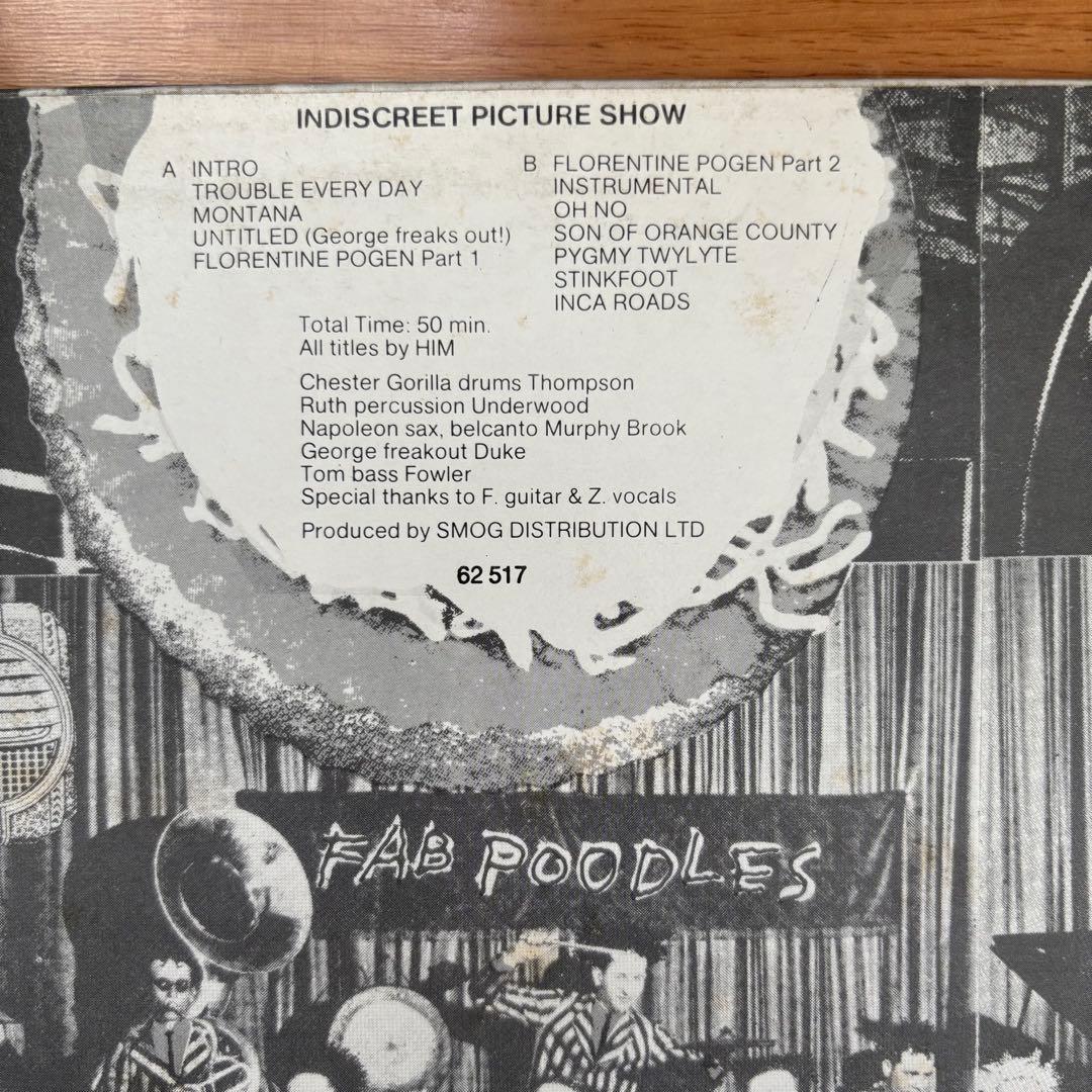 【極レア盤】フランクザッパ INDISCREET PICTURE SHOW LP