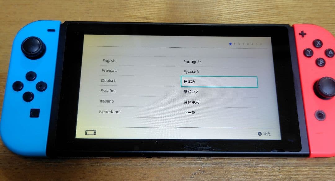 ジャンク品　Nintendo Switch 本体 青/赤 Joy-Con付き