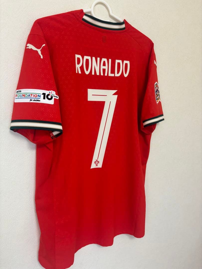 【正規品・オーセンティック】C.ロナウド選手　ポルトガル代表　ユニフォーム