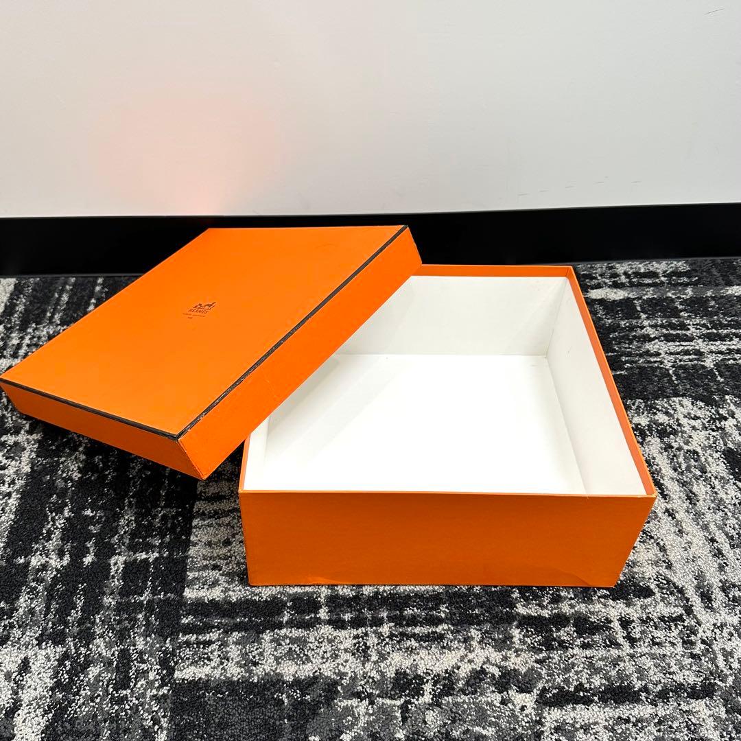 ㉖HERMES　エルメス　オレンジ　空箱　BOX　バッグ用