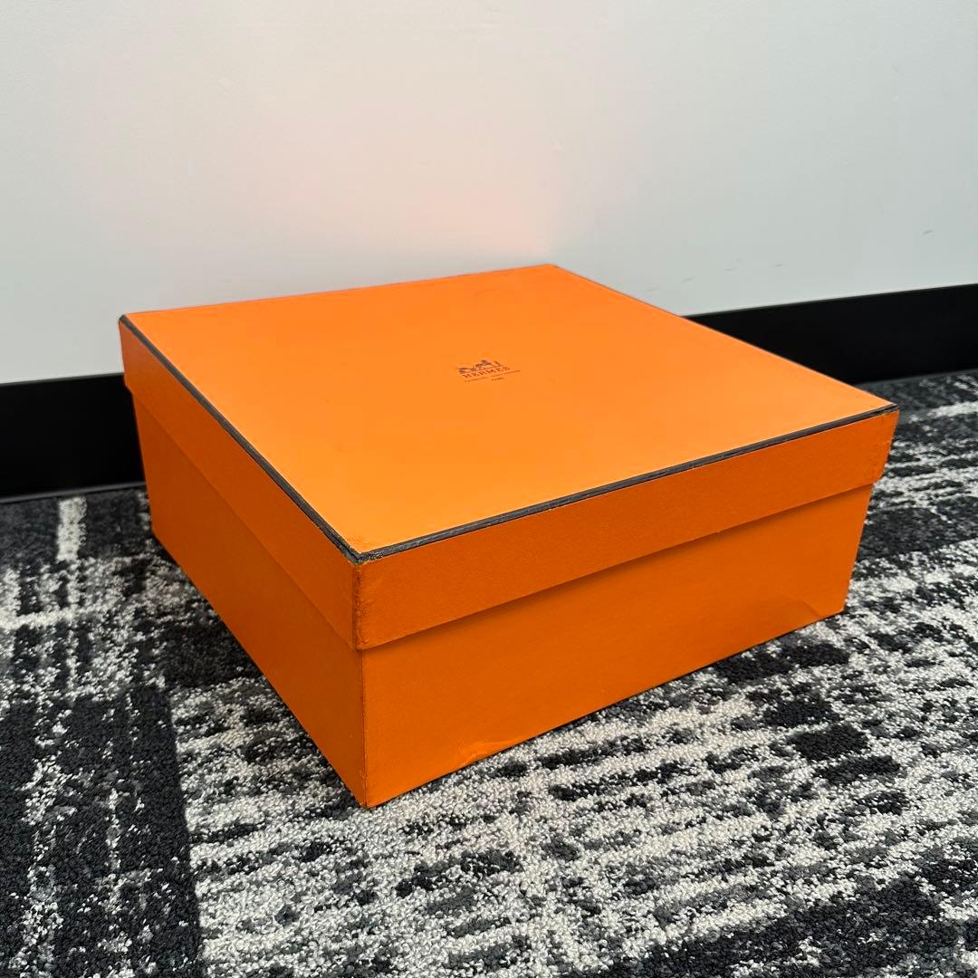 ㉖HERMES　エルメス　オレンジ　空箱　BOX　バッグ用