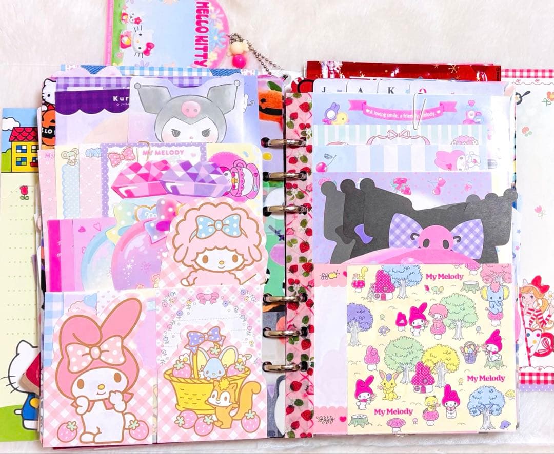 おすそ分けファイル　バイブルバインダー　サンリオ　大容量　【限定1点】
