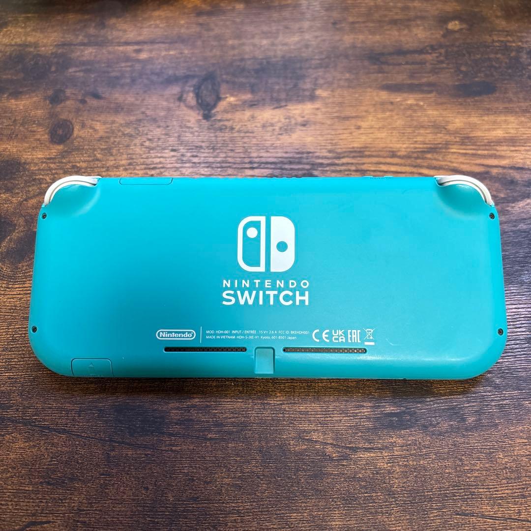 美品Nintendo Switch Lite ターコイズ 本体 ACアダプター