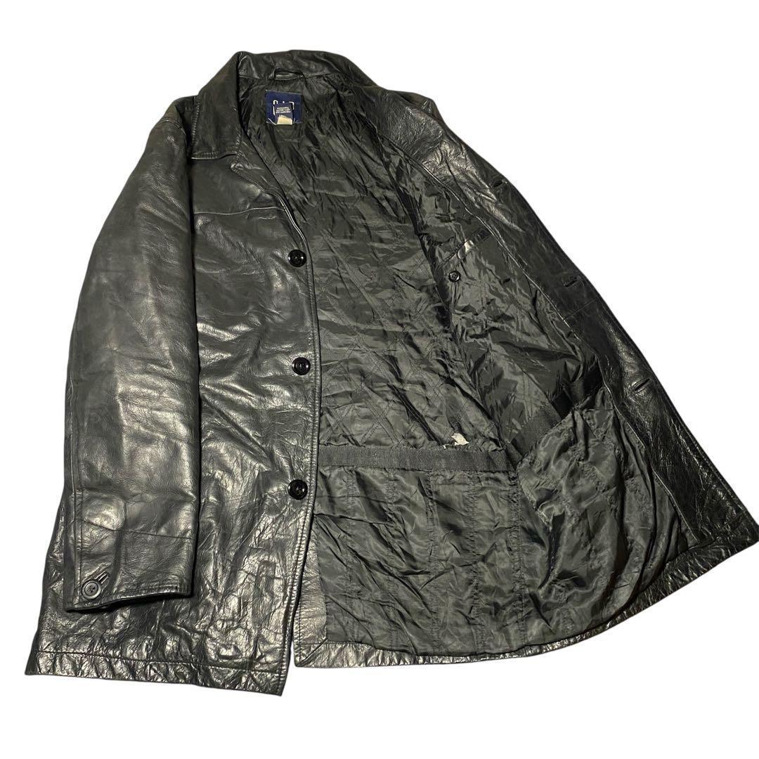 S 90s Gap レザー カーコート レザーコート 野村訓市