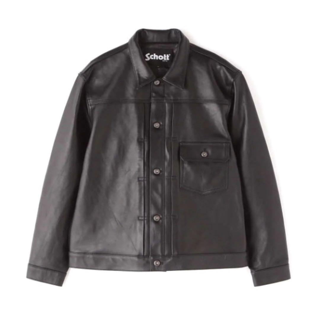ジャケット・アウター Schott SHEEP LEATHER 1st TRACKER