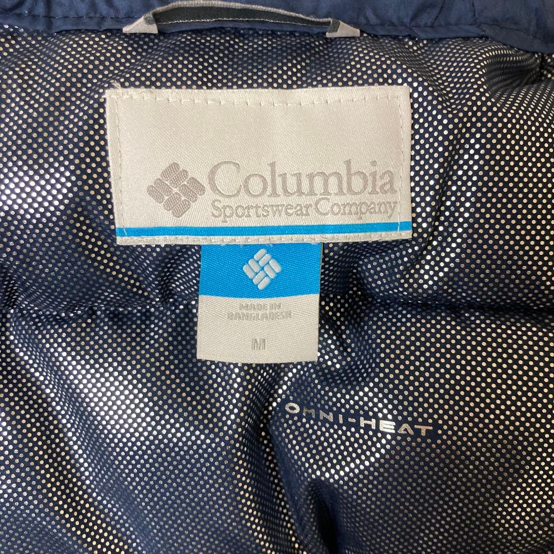 Columbia コロンビア　フード付き中綿ジャケット ネイビー