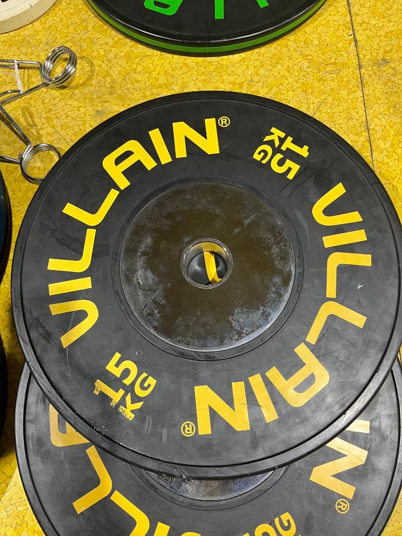 VILLAINバンパープレート＋ROGUE 20KG オハイオパワーバー
