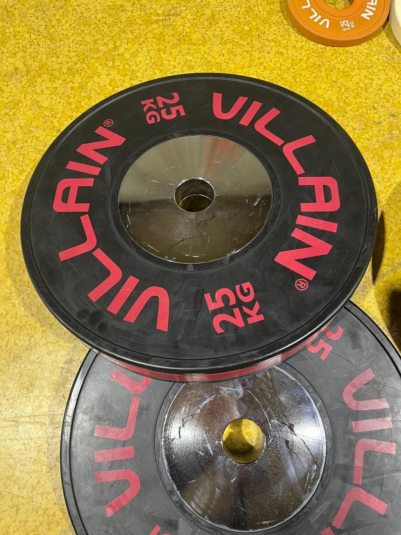 VILLAINバンパープレート＋ROGUE 20KG オハイオパワーバー