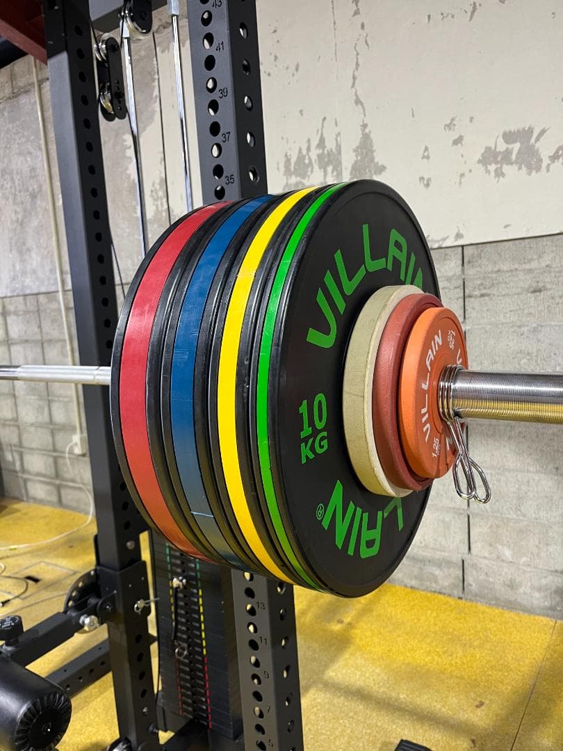 VILLAINバンパープレート＋ROGUE 20KG オハイオパワーバー
