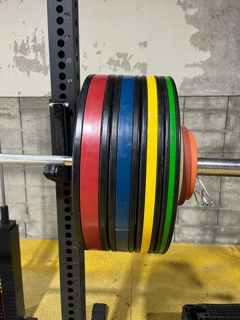 VILLAINバンパープレート＋ROGUE 20KG オハイオパワーバー