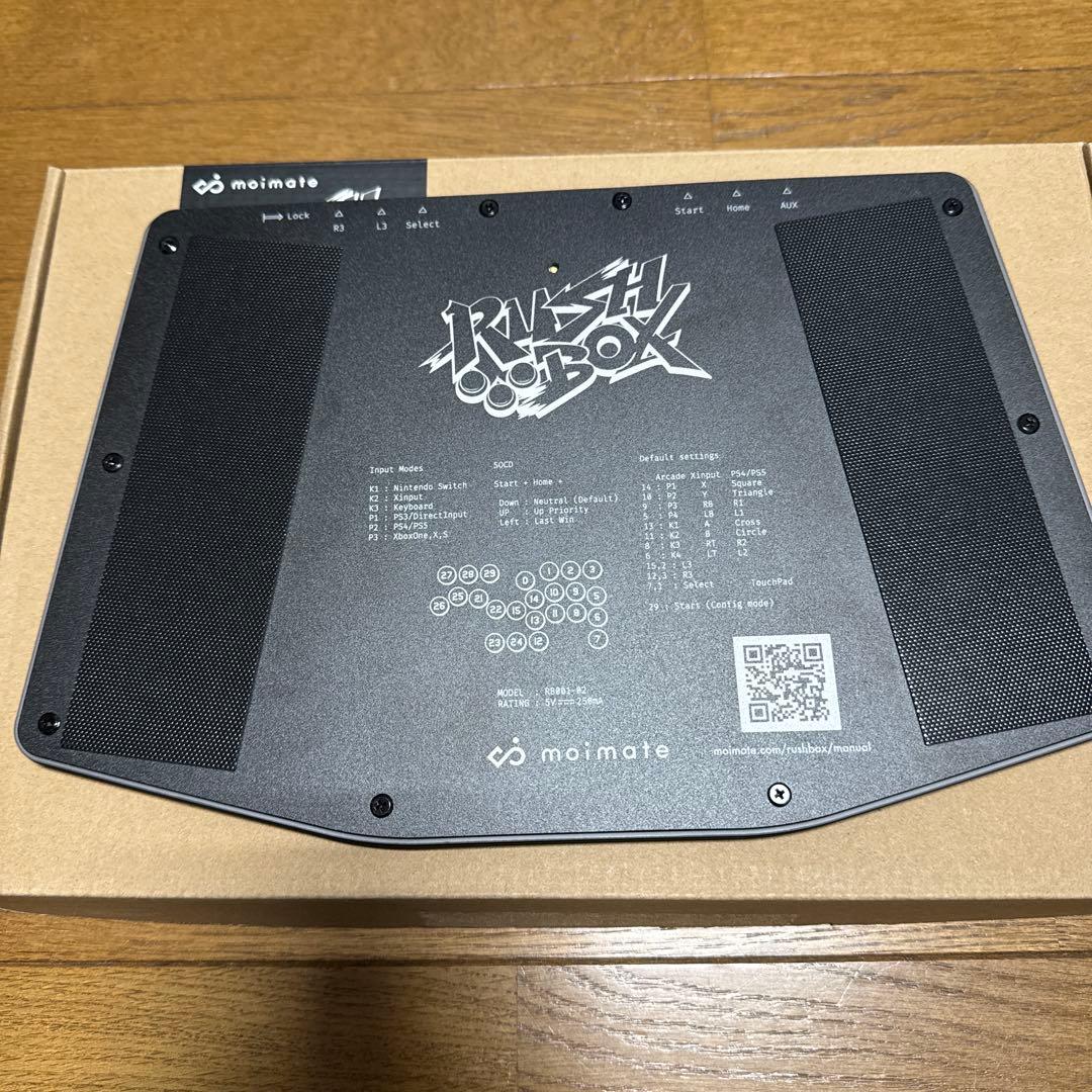 (新品同様)Rushbox アーケードコントローラ レバーレス