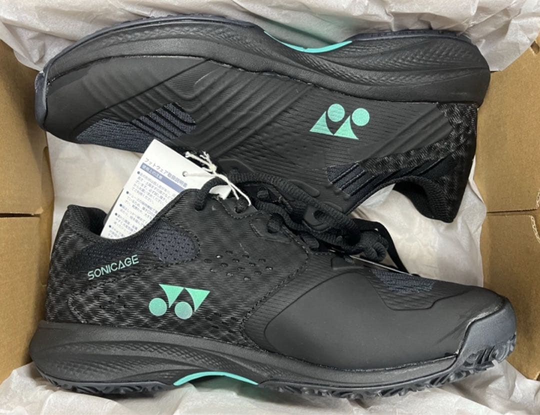 YONEXテニスシューズ クレー・砂入人工芝用 4E wide 007 25.5