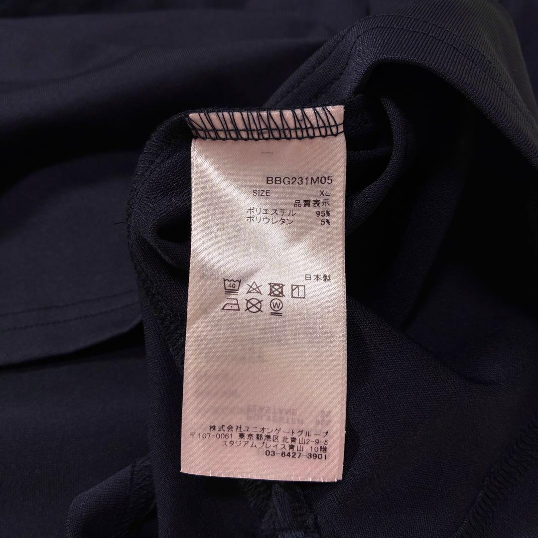極美品✨【ブリーフィング】ゴルフ モックネック Tシャツ ネイビー XL