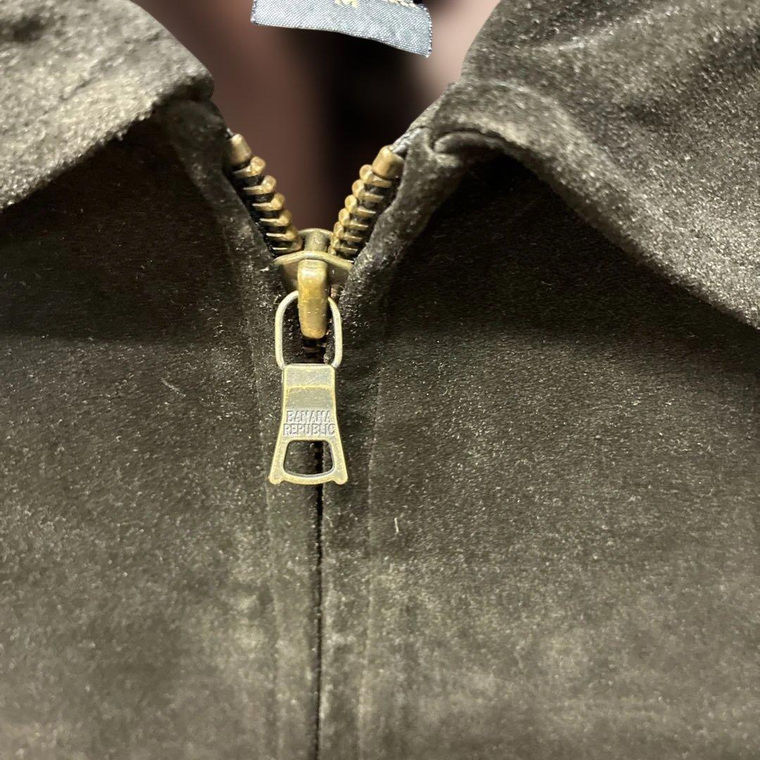 BANANA REPUBLIC スエード レザージャケット ダークブラウン