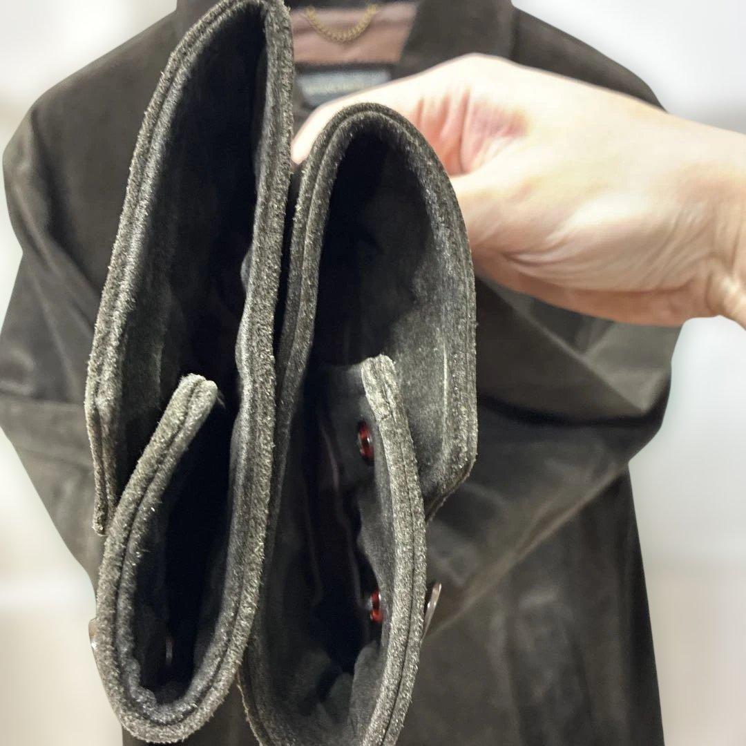 BANANA REPUBLIC スエード レザージャケット ダークブラウン