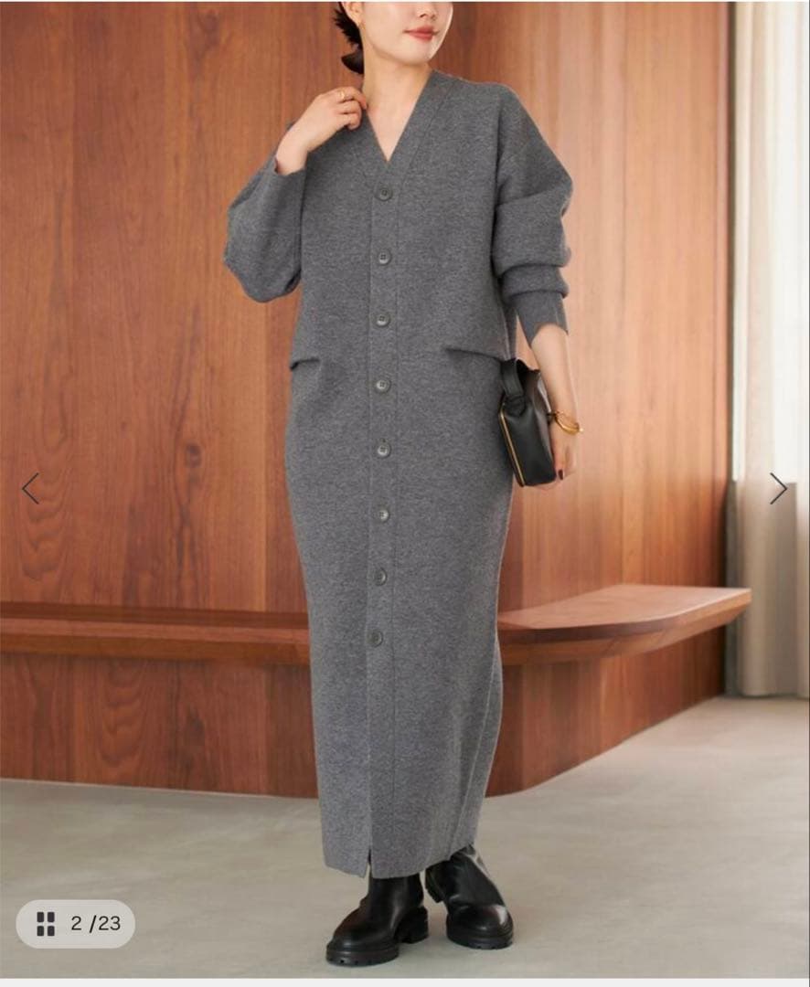 Plage Knit cardigan ワンピース　38