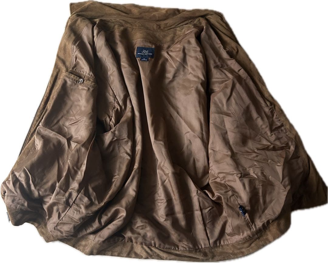 ジャケット・アウター brooks brothers 346 suede leather jacket