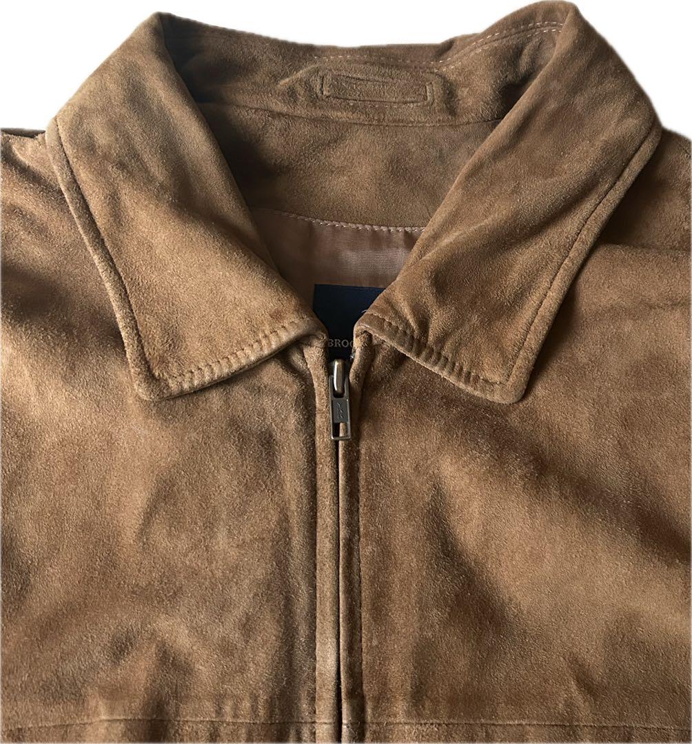 ジャケット・アウター brooks brothers 346 suede leather jacket