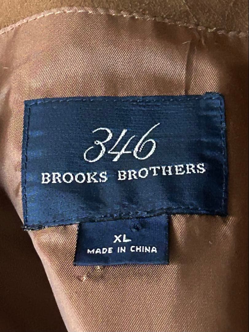 ジャケット・アウター brooks brothers 346 suede leather jacket