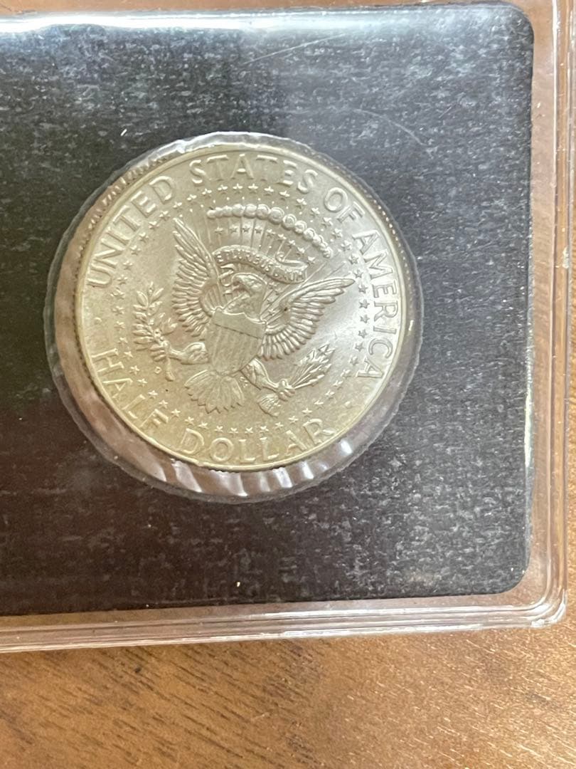 1964年 アメリカ ケネディ ハーフダラー 銀貨 ケース+認定書付き