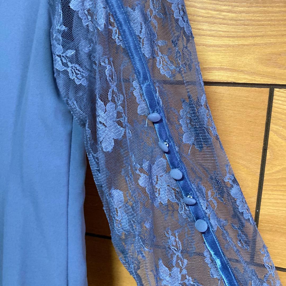 AMERI vintage 新品✨LACE SLEEVE　レースロングワンピース