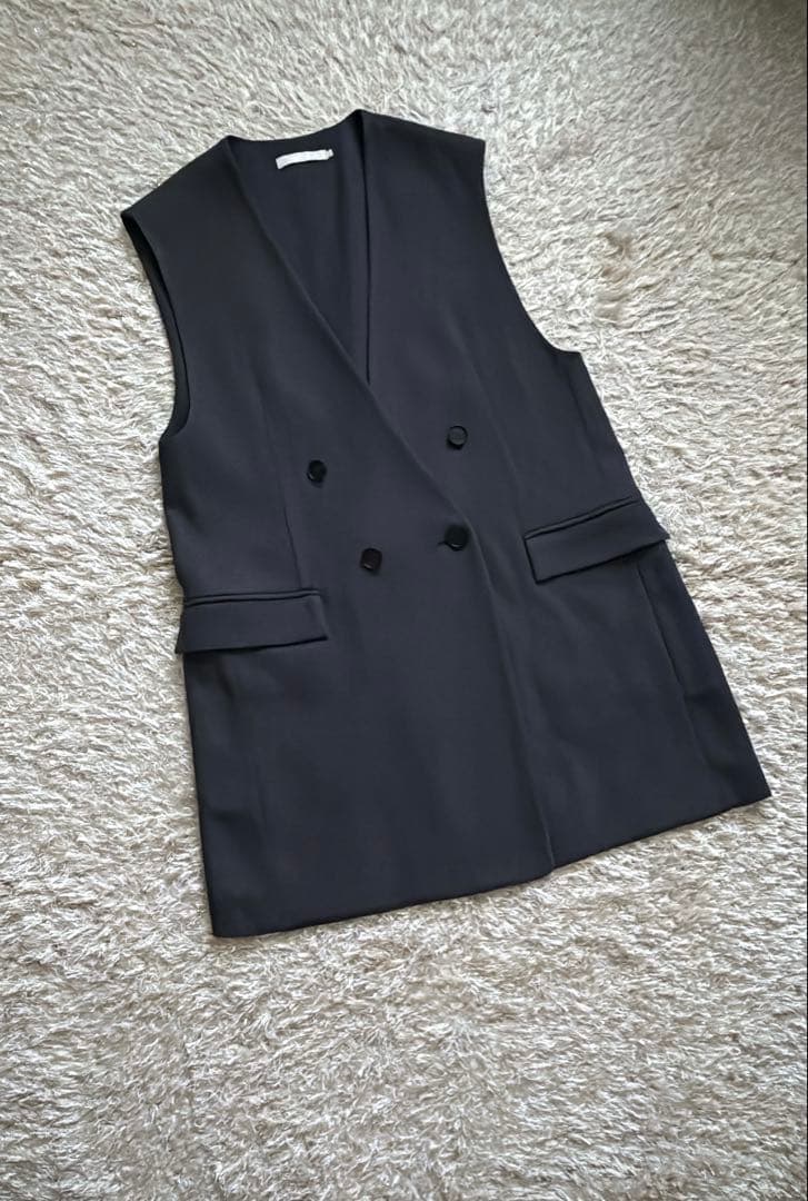 最終SALE★美品【ICB】4 ノーカラーロングジレ セレモニー