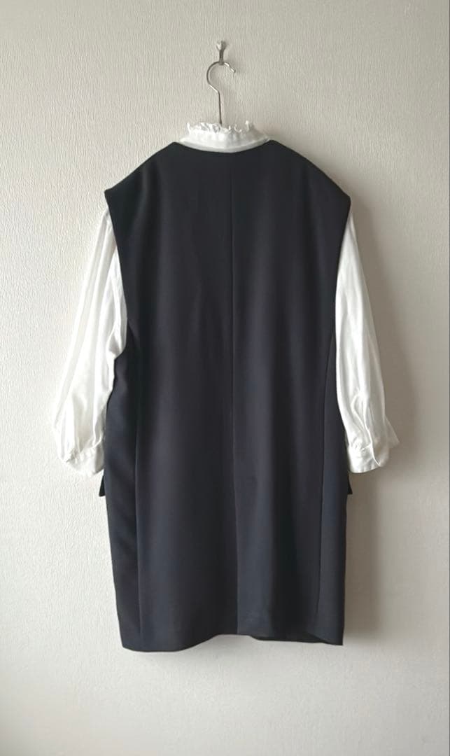 最終SALE★美品【ICB】4 ノーカラーロングジレ セレモニー