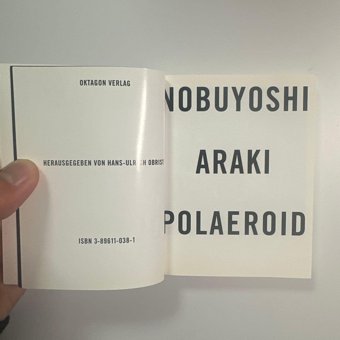 荒木経惟　写真集「POLAEROID」限定