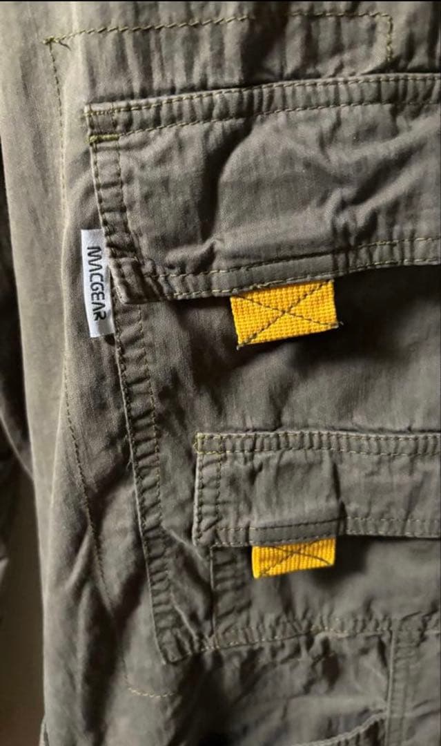 macgear rave pants カーゴパンツ Y2K レイブ　カーキ