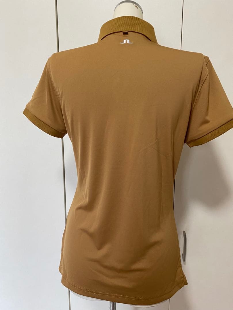 J.LINDERBERG新品ロゴ入りポロシャツゴルフウェアS