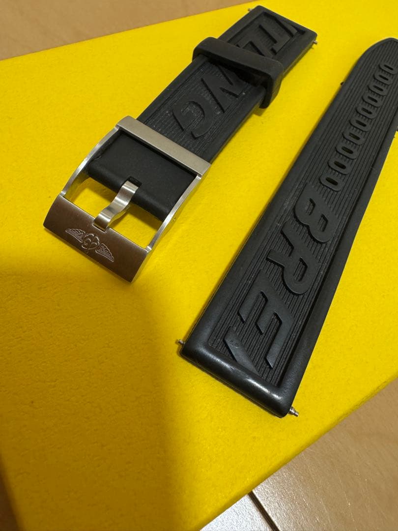BREITLING ブラック ラバーベルト