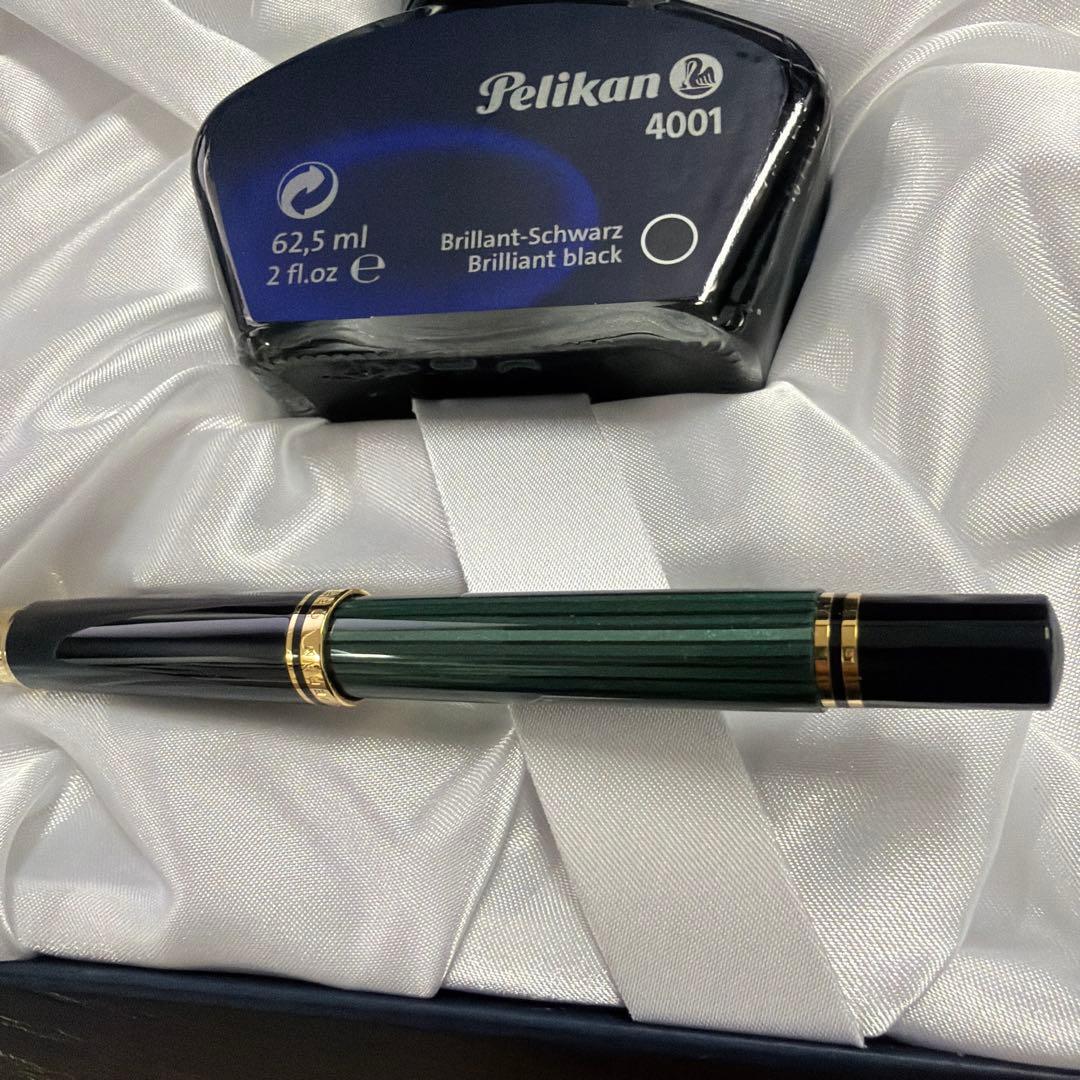 Pelikan ペリカン　スーベレーン M300 緑縞　EF