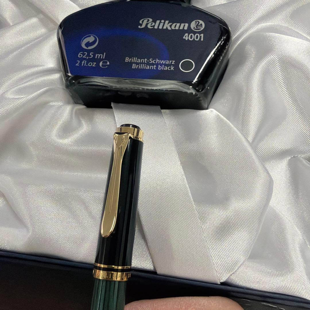 Pelikan ペリカン　スーベレーン M300 緑縞　EF