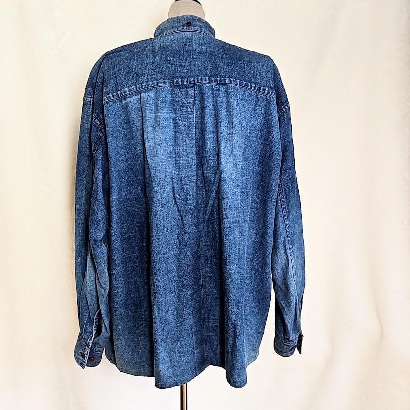 ISSEYMIYAKE MENイッセイミヤケ デニムシャツジャケットヴィンテージ
