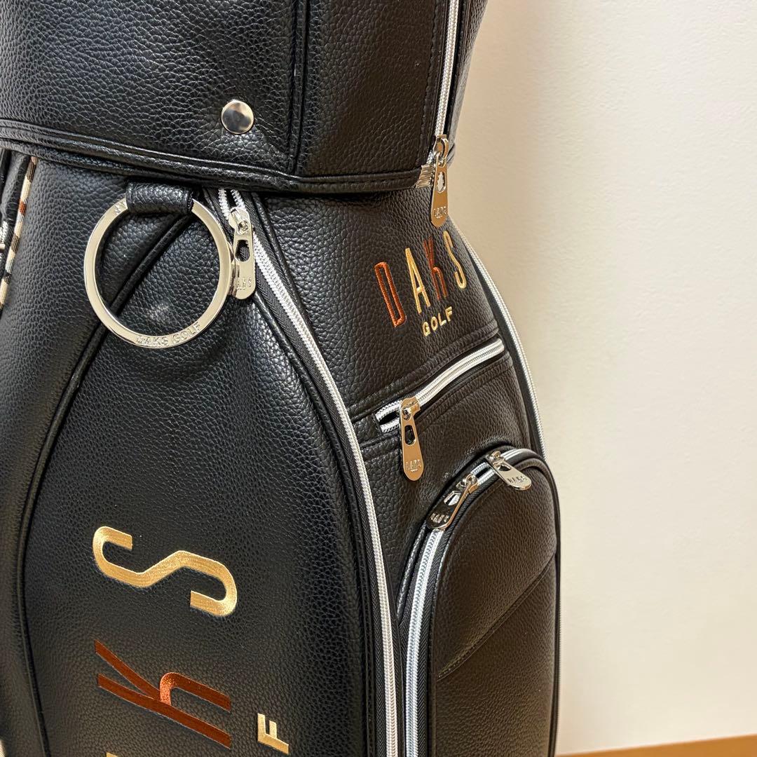 【送料無料‼️】美品　DAKS GOLFダックスゴルフ キャディーバック　ブラック