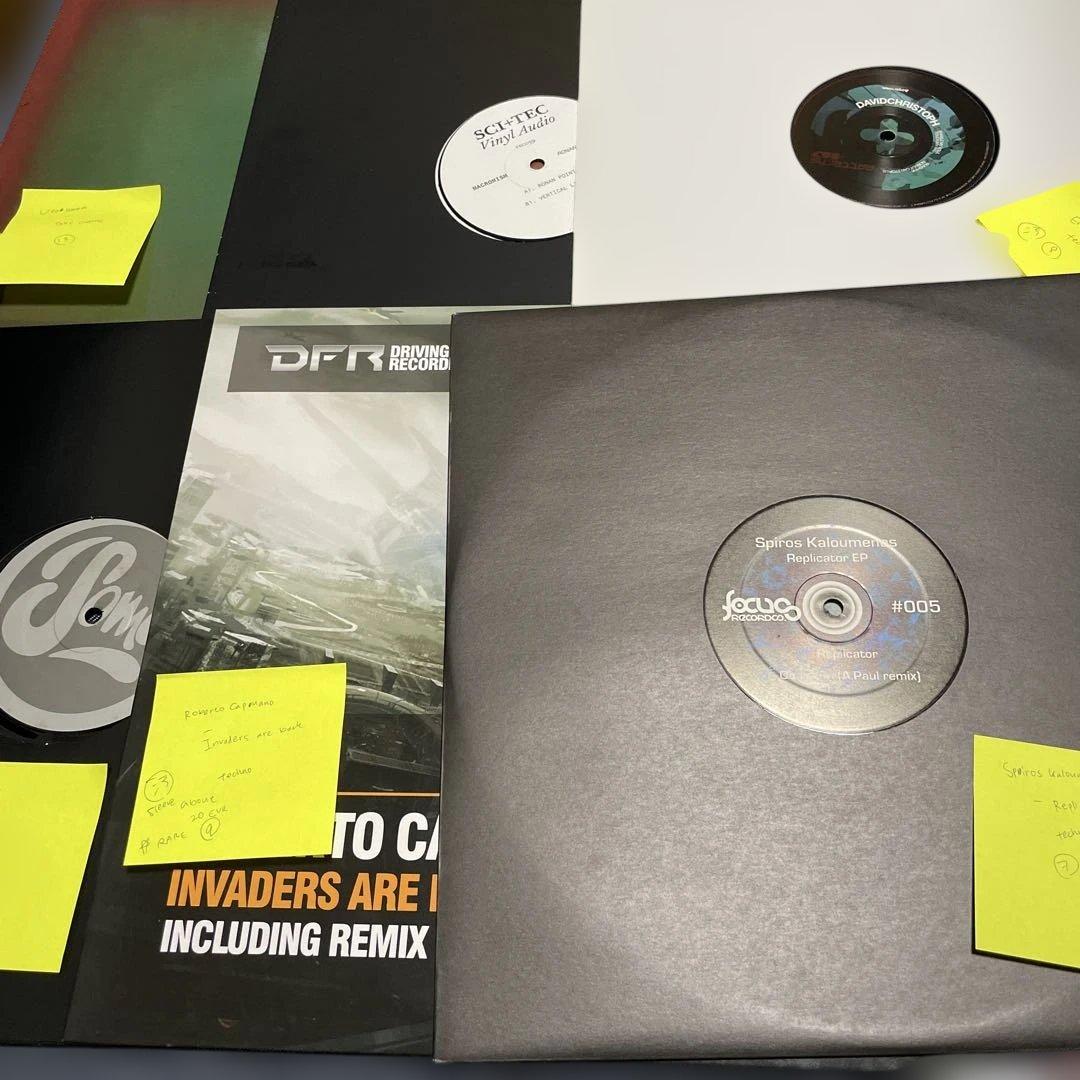 Techno/tech house未使用レコード30枚B