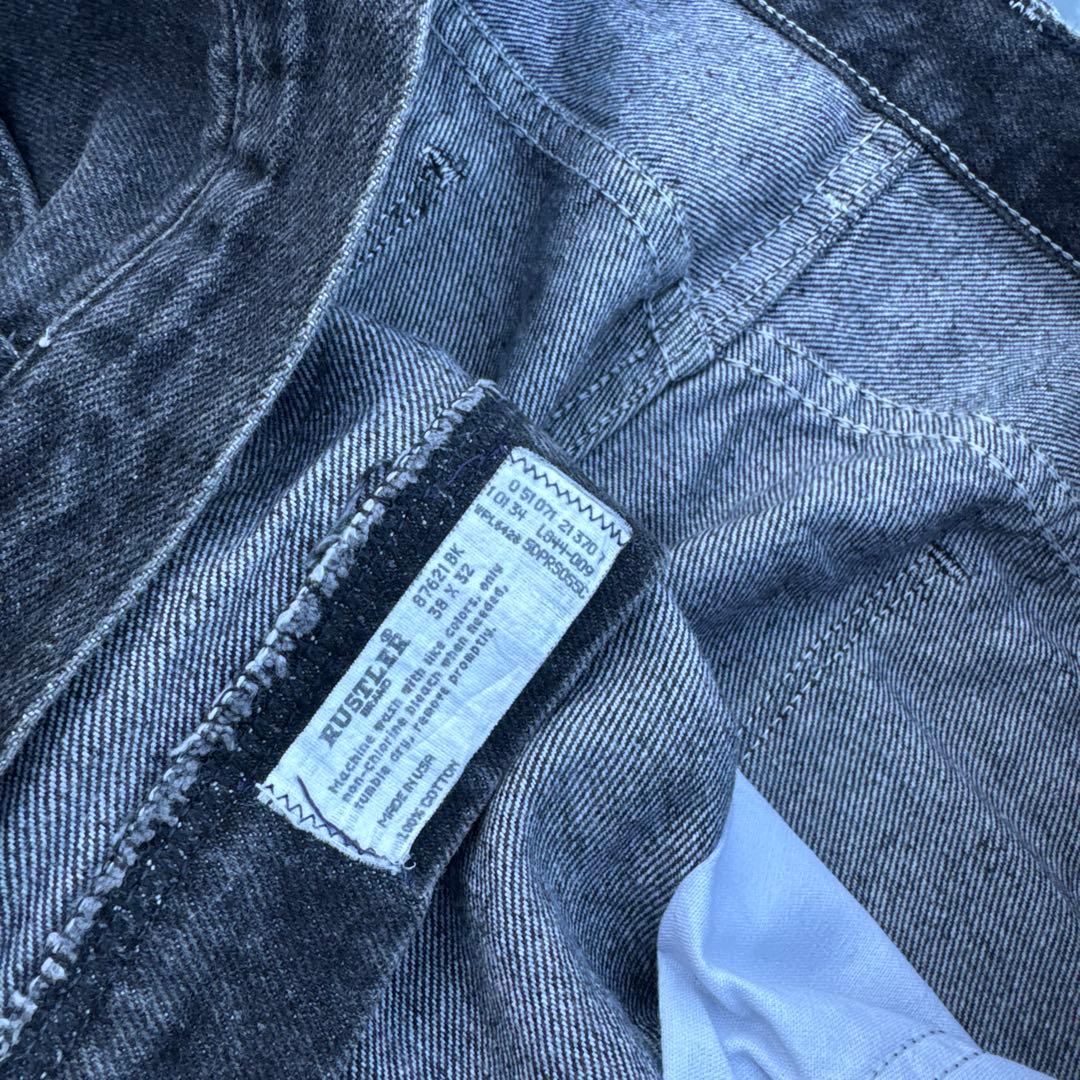 USA製 ラスラー 先染めブラックデニム リーバイス ラングラー Levi's