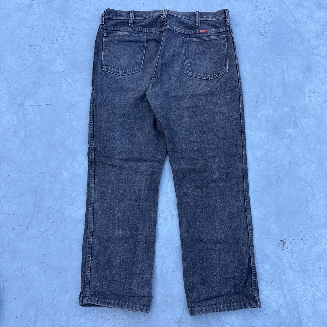 USA製 ラスラー 先染めブラックデニム リーバイス ラングラー Levi's
