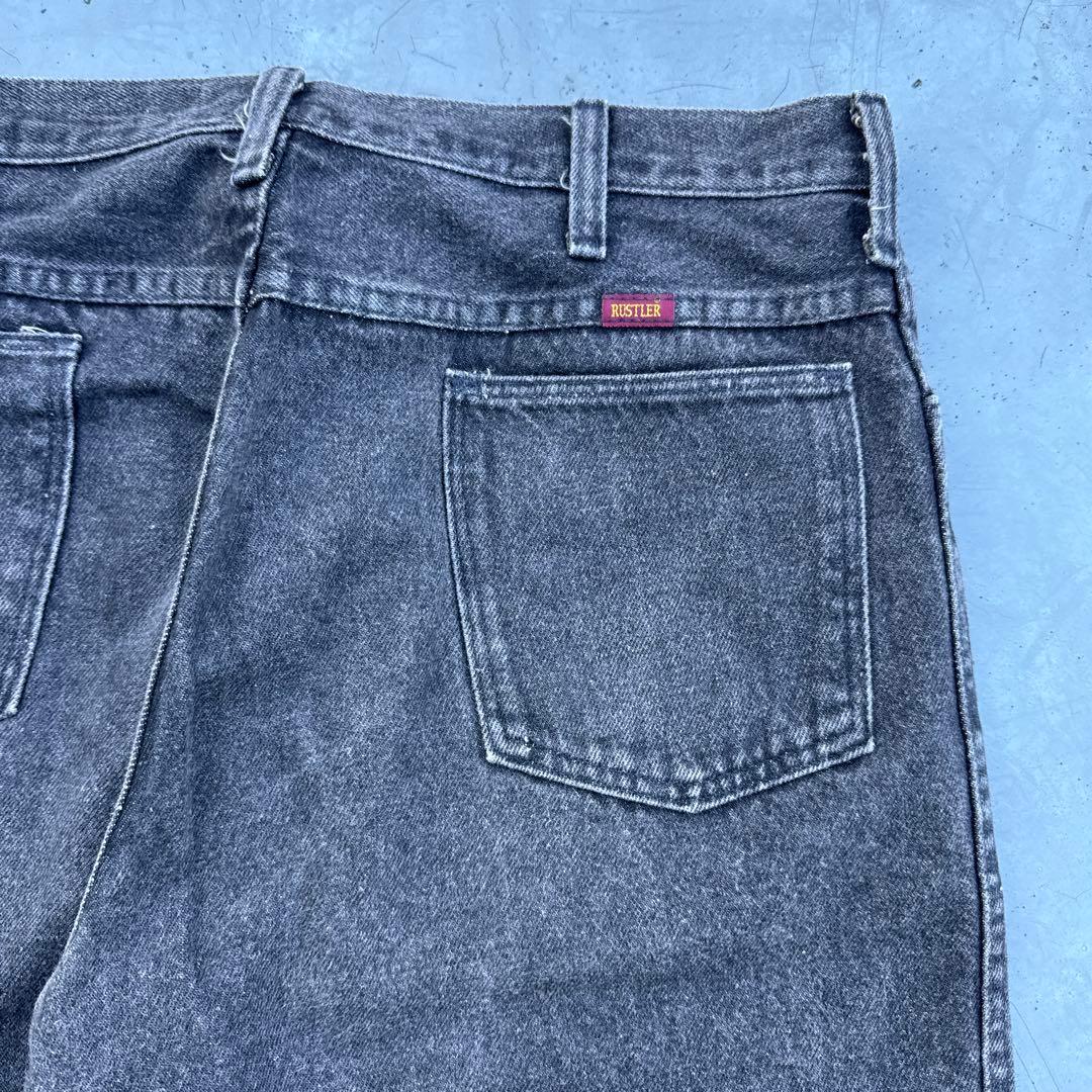 USA製 ラスラー 先染めブラックデニム リーバイス ラングラー Levi's
